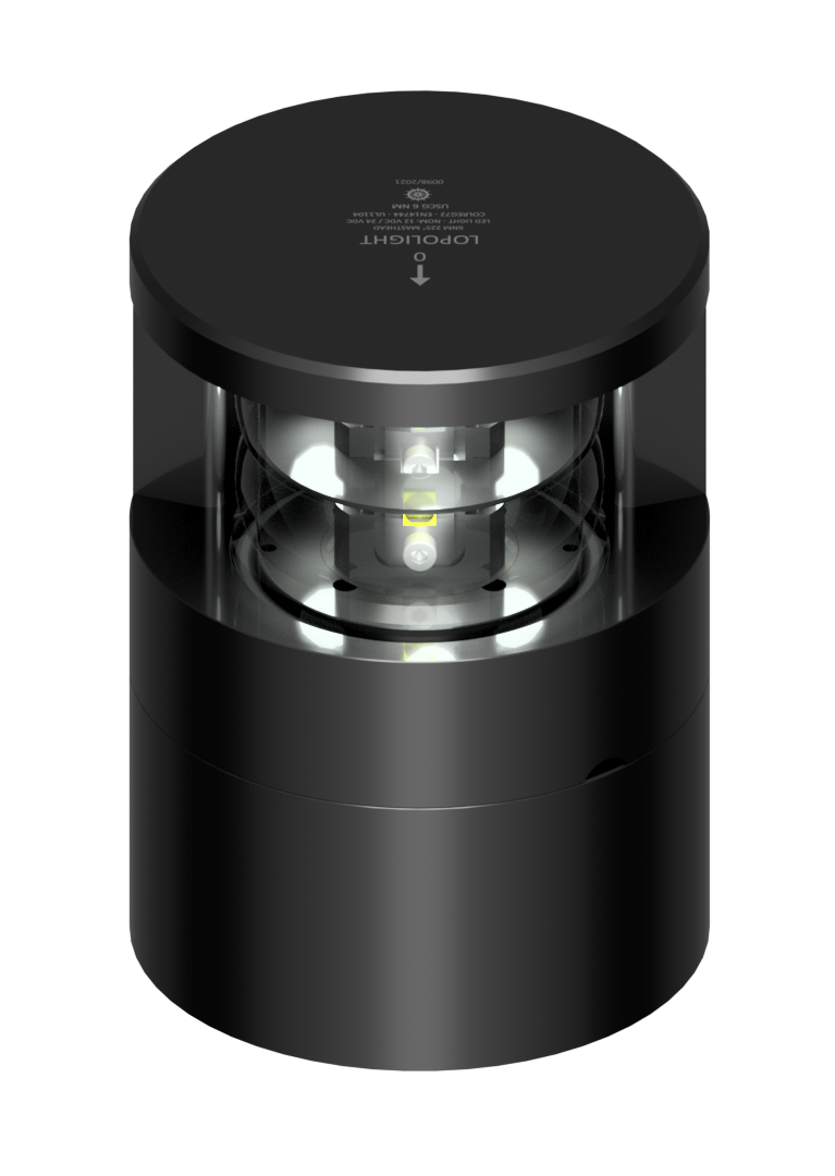 6nm 225° White, Masthead, Double, Ice-class, black 6nm 225° White, Masthead, Double, Ice-class, black